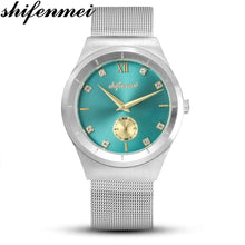 Load image into Gallery viewer, Shifenmei S1079 Woman Watch Fashion Quartz Watches Lady Stainless Steel Waterproof Wristwatch Rose Gold Clock Relogio Feminino