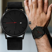 Load image into Gallery viewer, Relogio Masculino 2019 Men Quartz Watch Military Sport Wristwatch Leather Strap Mens Reloj Complete Calendar Watches Homme Saati